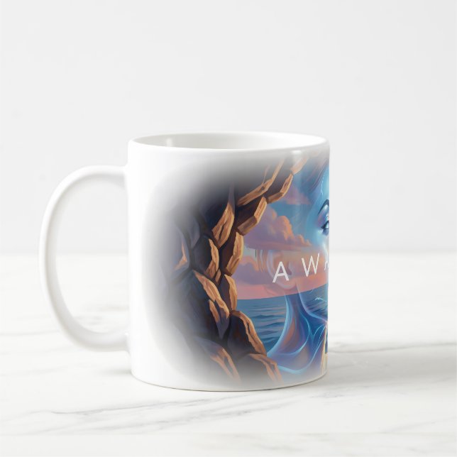 De Café Taza Visión Despertada al Atardecer (Izquierda)