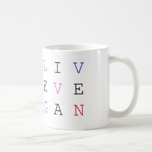 De Café Taza viva del vegano