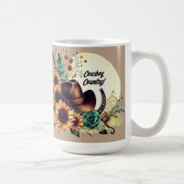De Café Taza Western Rústica País Vaquero