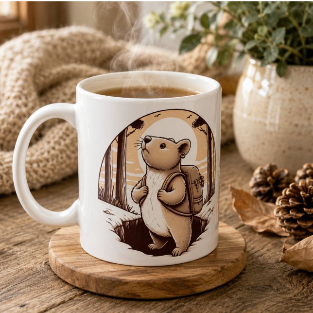 De Café Taza Wombat Wonderland (Wombat Wonderland Mug” Coffee Mug)