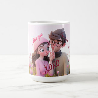 De Café Taza XOXO Te Amo – Regalo Romántico Lindo para Él 