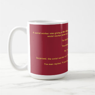 De Café Taza XVI del asistente social