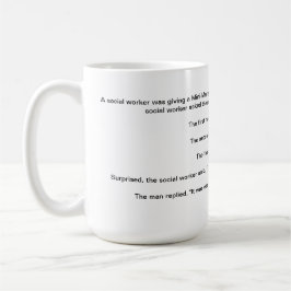 De Café Taza XVI del asistente social