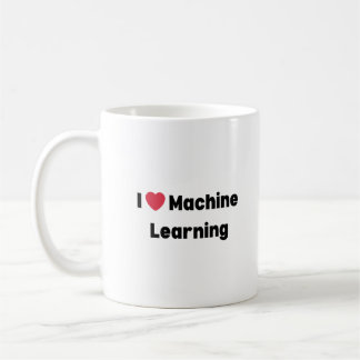 De Café Taza Yo Amo el Aprendizaje Automático – Regalo Per