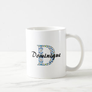 De Café Taza Z-7 Letra Geométrica D