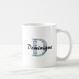 De Café Taza Z-7 Letra Geométrica D