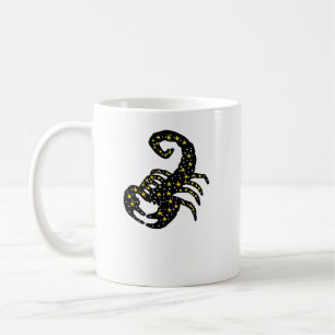 De Café Taza Zodiaco Cangrejo Galáctico – Silueta Cósmica 