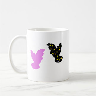 De Café Taza Zodiaco Dos Pájaros • Siluetas Celestiales Ge