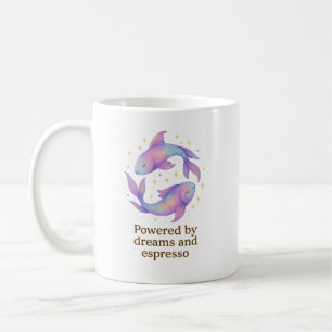 De Café Taza Zodíaco Piscis – Impulsado por Sueños y Espre