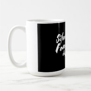 De Café Taza Zorros Plateados
