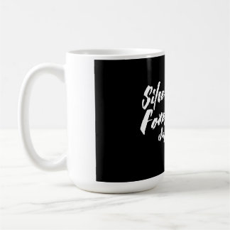 De Café Taza Zorros Plateados