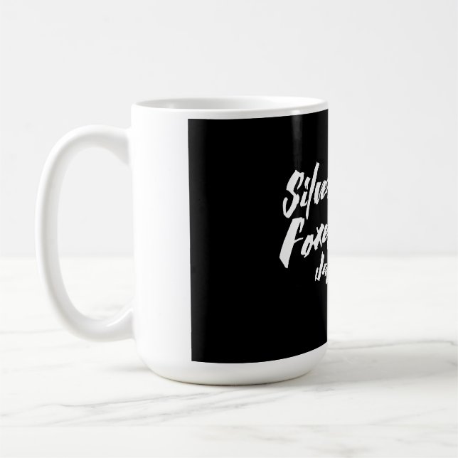 De Café Taza Zorros Plateados (Izquierda)