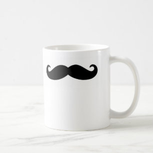 De Café Taza zurda del bigote