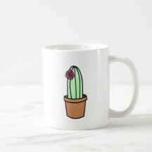 Taza zurda del cactus