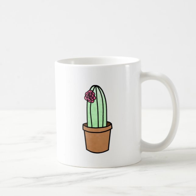 De Café Taza zurda del cactus (Derecha)