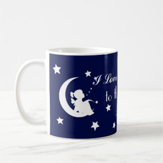 De Café ¡Te amo a la luna y a la parte posterior - taza