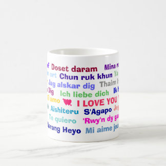 De Café Te amo taza
