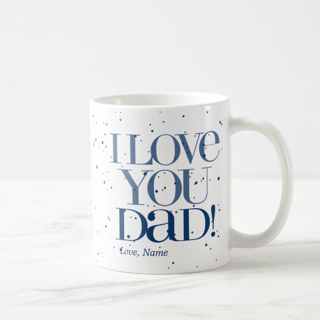 De Café Te amo taza $20,95 del papá (Derecha)