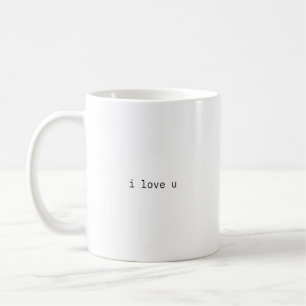 De Café "te amo" taza simple