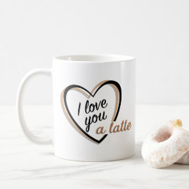 De Café Te amo una taza del latte el |