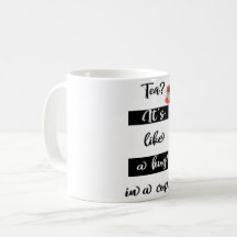 ¿Té? es como un abrazo en una taza Mug