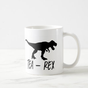 De Café Té Rex - diseño divertido del té/de la taza
