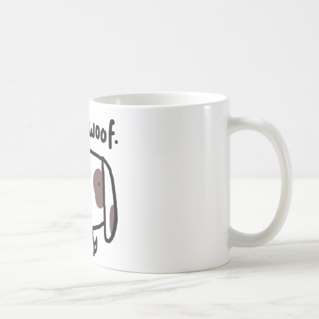 De Café Tejido. Taza del perro (Derecha)
