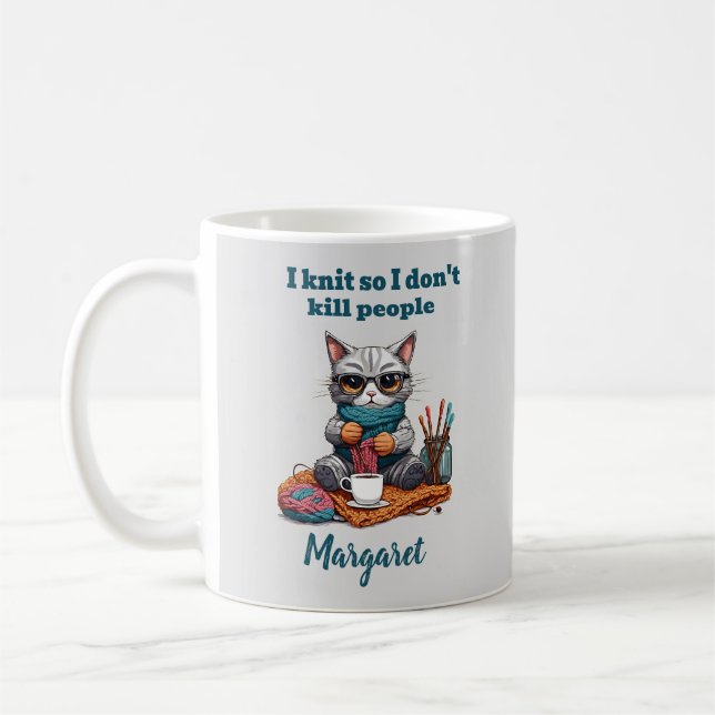 De Café Tejo para no matar gente Taza divertida (Izquierda)