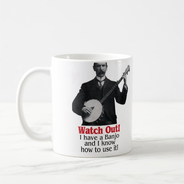 De Café ¡Tenga cuidado! Taza (Izquierda)