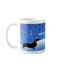 Tenga una taza del navidad del Dachshund del día