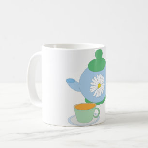 De Café Tetera y taza