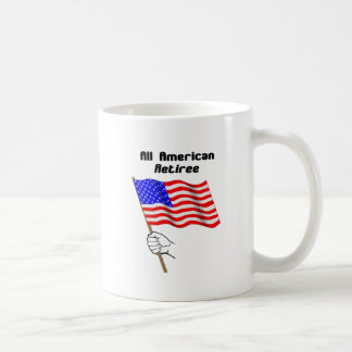 De Café Toda la taza americana del jubilado
