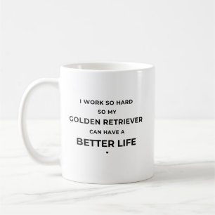 De Café Trabajo tan duro... - Taza Blanca