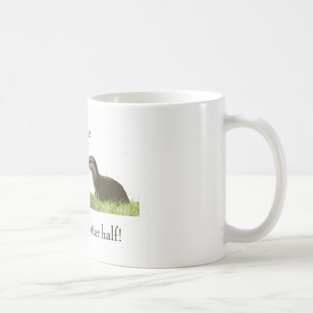 De Café Tragar la nutria media taza (Derecha)