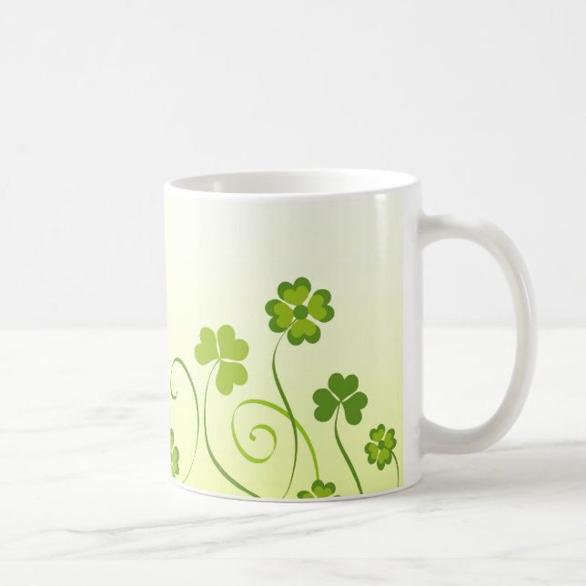 De Café Tréboles afortunados - taza (Derecha)