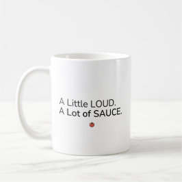 De Café Un poco ruidoso. Mucha salsa. Taza