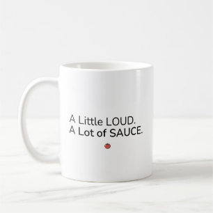 De Café Un poco ruidoso. Mucha salsa. Taza