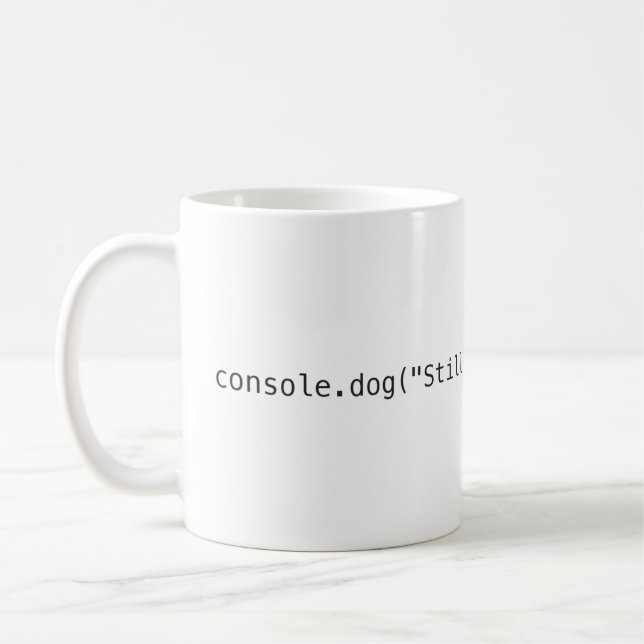 De Café Una taza para el desarrollador y amante del perro (Izquierda)