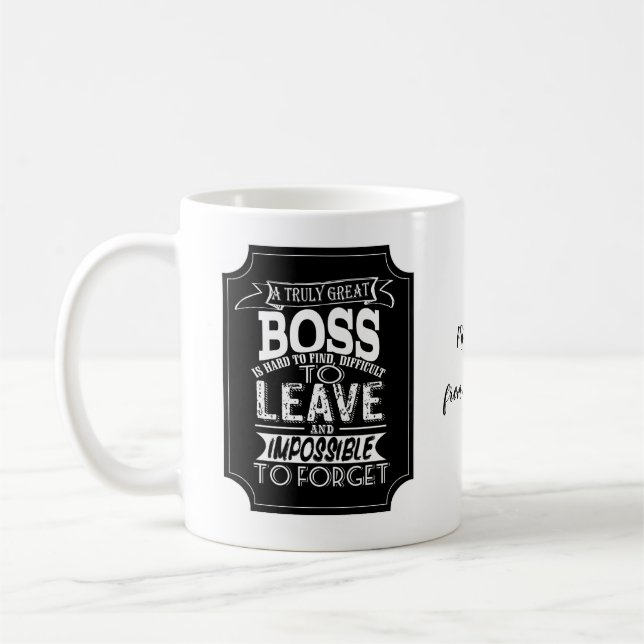 De Café Una taza verdaderamente grande del jefe (Izquierda)