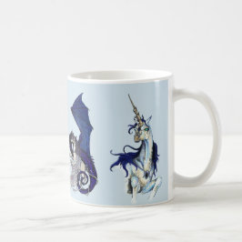 De Café Unicornio y taza del dragón