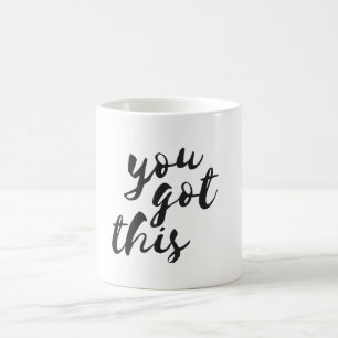 De Café Usted consiguió esto, taza tipográfica