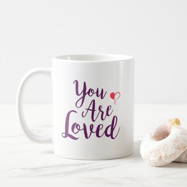 De Café Usted es taza amada (Con donut)