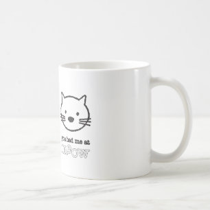 De Café Usted me tenía en la taza del maullido