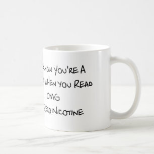 De Café Usted sabe que usted es un Vaper taza blanca