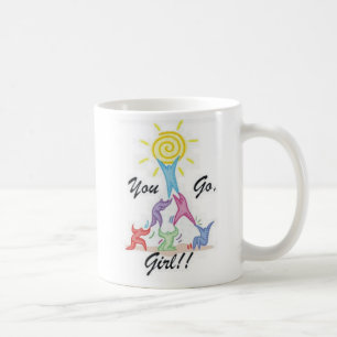 De Café Usted va taza del chica