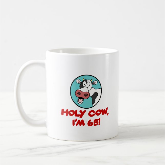 De Café Vaca santa soy taza divertida del dibujo animado (Izquierda)