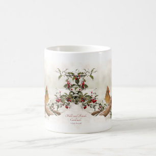 De Café Varón y taza cardinal femenina