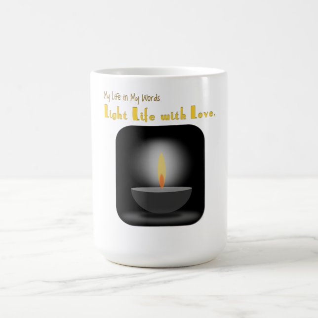 De Café Vida ligera con la taza del amor (Centro)