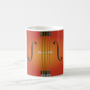 De Café violoncelo, violín, viola, o taza baja