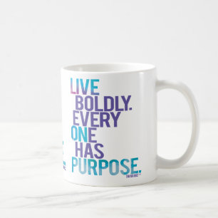 De Café Vive cada uno tiene audazmente taza del propósito